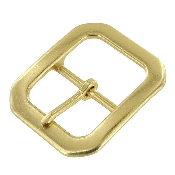 1 1/2" Solid Brass Centerbar Buckle