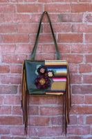 Leather & Serape Handbag