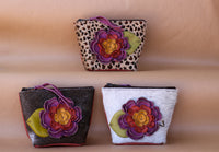 Cowhide MINI Makeup Bag