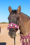 Floral Bronc Halter