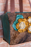 Cowhide & Leather Travel Case
